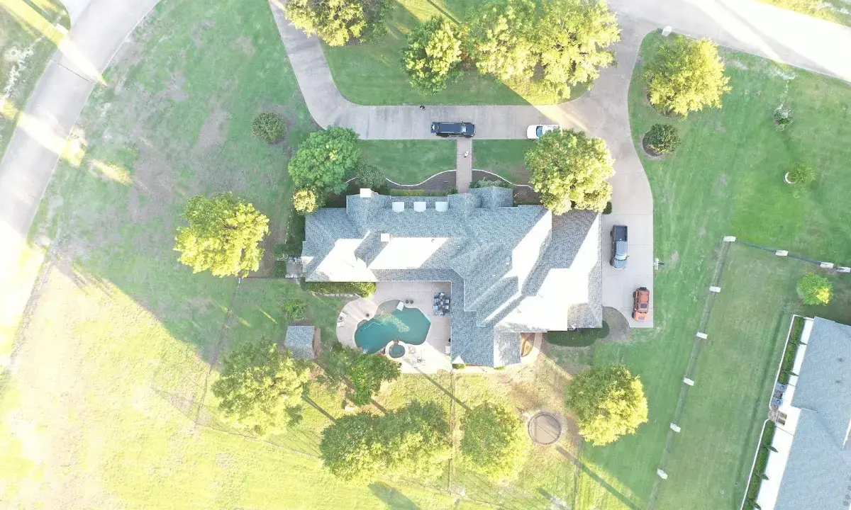 New shingle roof installation on a home in Fallston